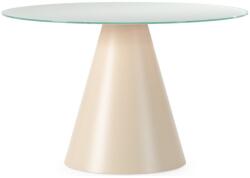MOME Kerek étkezőasztal üveg asztallappal ø 120 cm Vida - MOME