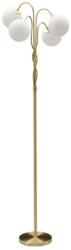 Mauro Ferretti Fehér-aranyszínű állólámpa üveg búrával (magasság 176 cm) Glamy - Mauro Ferretti