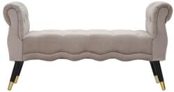 Mauro Ferretti Szürkésbarna bársony pad Paris - Mauro Ferretti