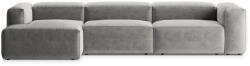 Cosmopolitan Design Világosszürke sarokkanapé (bal oldali-heverő résszel) Bergamo - Cosmopolitan Design - bonami - 976 490 Ft
