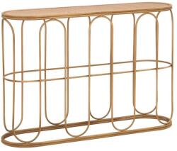 Mauro Ferretti Natúr színű rattan konzolasztal 32x110 cm Samui - Mauro Ferretti