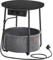  Lerakóasztal 45x45x50 cm, MDF, fekete, AKF-E1028 BK (artAKF-E1028-BK)