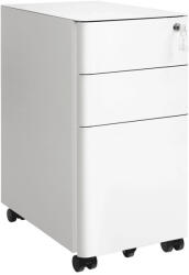  Irodai konténer 30x46x59 cm, fém, fehér, AUK-E1130 WT (artAUK-E1130-WT)