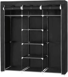  Fogas 150x45x175 cm, fém, fekete, AST-E1012 BK (artAST-E1012-BK)