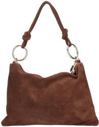  Olasz velúrbőr 572 barna táska