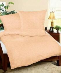 Karo Ágyneműhuzat kéreg 200x220 sárgabarack egyszínű 100% pamut gombok (5902837118833)