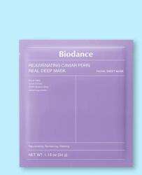 Biodance Mască facială cu polinucleotide Rejuvenating Caviar PDRN Real Deep Mask - 34 g / 1 buc Masca de fata