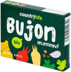 CountryLife - Зеленчуков бульон, кубчета, БИО, 66 гр