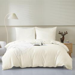 Spod Igły i Nitki Damaszt ágyneműhuzat 160x200 krémszínű, csíkos Classic Line (6424)