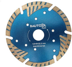 BAUTOOL Gyémánttárcsa turbó, építőanyaghoz, gránithoz 115/8 mm BAUTOOL (rqcp014/115)