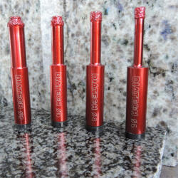 Diatech gyémántfúró 10 mm, fúrógéphez