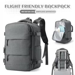  Utazó Hátizsák- Szürke- 40 X 25 X 20 cm (BR597908)