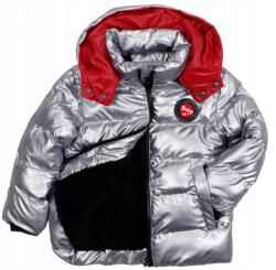 F-26 Téli kabát vízálló ezüst nagyon meleg szőrme 6 122 128 (YF-2180)