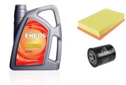 Eneos Suzuki Wagon R olajcsere szett 1.3 G13BB motorszám, levegőszűrő, olajszűrő, Eneos Premium Plus 10w30 4L (13780-83E00, 16510-61A01)