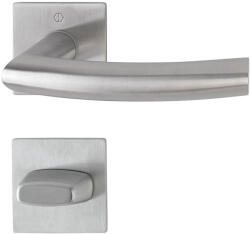 HOPPE Trondheim Rozettás Kilincsgarnitúra 35-45 mm Nemesacél Wc (SCH-102203446)