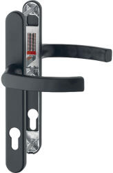 HOPPE LIEGE biztonsági kilincsgarnitúra PZ92 72-82 mm fekete (SCH-102202687)