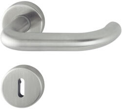 HOPPE Paris Rozettás Kilincsgarnitúra - Nemesacél Matt Bb (SCH-102203421)