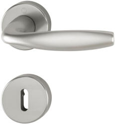 HOPPE New York Rozettás Kilincsgarnitúra Acél Bb (SCH-102221473)