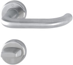 HOPPE BADEN rozettás kilincsgarnitúra 42-45 mm nemesacél matt WC (SCH-102205468)