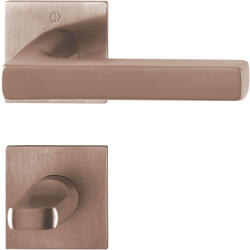 HOPPE DALLAS rozettás kilincsgarnitúra szatén vörösréz WC (SCH-102202548)