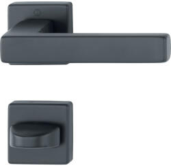 HOPPE TOULON rozettás kilincsgarnitúra 37-42 mm fekete WC (SCH-102203606)