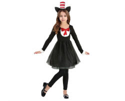 GoDan Cica lány Black jelmez 110/120 cm (MLG415497)