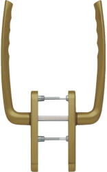 HOPPE NEW YORK emelő-toló garnitúra kilincs/kilincs PZ 75-80 mm bronz eloxált (SCH-102211973)