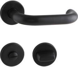 HOPPE MARCHESI PARIS rozettán kilincsgarnitúra 37-42 mm fekete matt WC (SCH-102204296)