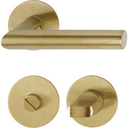 HOPPE AMSTERDAM rozettás kilincsgarnitúra kerek réz WC (SCH-102206184)