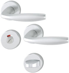 HOPPE NEW YORK rozettás kilincsgarnitúra natúr WC (SCH-102221469)