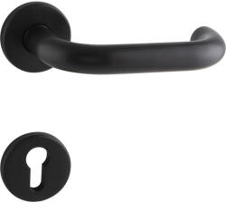 HOPPE Paris Rozettás Kilincsgarnitúra 37-42 mm Fekete Matt Pz (SCH-102204295)