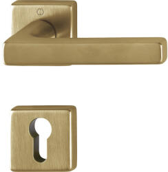 HOPPE DALLAS rozettás kilincsgarnitúra világos sárgaréz PZ (SCH-102205429)