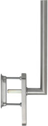 HOPPE Amsterdam Emelő-toló Garnitúra Kagylófogantyúval Lyuk. nélkül 285 mm Rozsdamentes Matt (SCH-102289902)