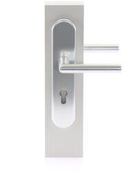 HOPPE Amsterdam Biztonsági Kilincsgarnitúra Pz72 42-47 mm Ezüst (SCH-102290645)