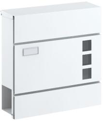 BASI BK 380M modern újságtartós postaláda (fehér)