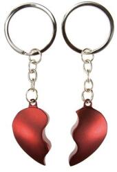 BASI SH 0802 szív formájú kulcstartó (piros)