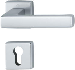 HOPPE TOULON rozettás PZ kilincsgarnitúra, 67 - 72, 8, F1 ezüst eloxált alumínium (SCH-102219048)