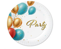 Godan Party Balloon papírtányér 6 db-os 18 cm (MLG411703)