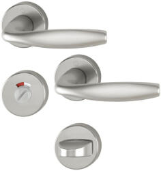 HOPPE NEW YORK rozettás kilincsgarnitúra acél WC (SCH-102221475)