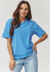 MAKADAMIA Klasszikus női póló C41 | Kék farmer