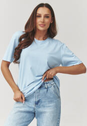 MAKADAMIA Klasszikus női póló C41 | világoskék