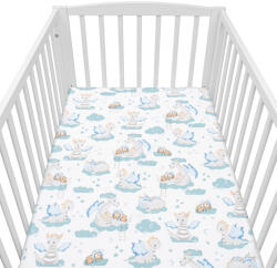 New Baby Pamut kiságyba való lepedő pamut New Baby Sárkány 120x60 cm