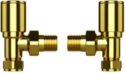 Welland heating Radiátor sarok szelep készlet - 1/2" - MRV-G (arany) (MRV-G-2)