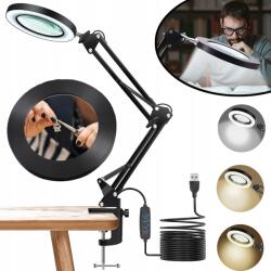  Lámpa Kozmetikai Nagyító Asztali Rajzoló Lámpa 10x (szkło powiększające)