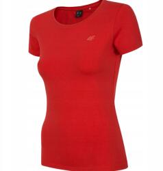 4F Női Sport Póló Sima Alkalmi Piros méret Xs (NOSD4 TSD300)
