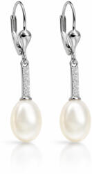 GYÖNGY DÍSZES GYÖNGY ezüst fülbevaló - 35 mm (2026011503)