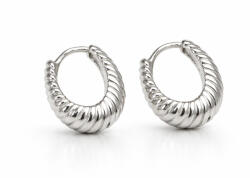 BORDÁZOTT ezüst fülbevaló - 15 mm (2026011502)