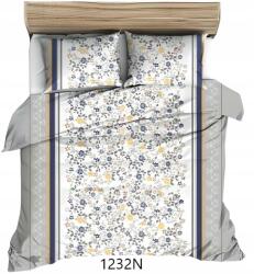 Karo Ágyneműhuzat 140x200 szürke sárga virágos (2302160)