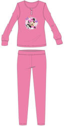 Global Licence Srl Disney Minnie egér pamut flanel pizsama - téli vastag gyerek pizsama - rózsaszín - 128 (evMIN-FLAPYJ-0141_roz_128)