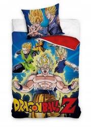 Carbotex DRAGON BALL Z ágyneműhuzat-szett 100% pamut 140x200 + 70x90 (evDBZ23222B-PP)